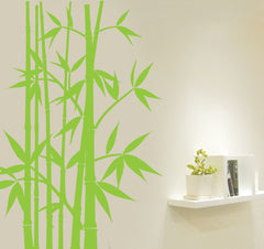 Bamboo Wall Art  wall decals Removable Wall Sticker in GREEN