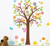 Image of OWLS,TREE,CUTE ANIMALS Nursery / Kids Removable Wall Sticker Wall Art wall decals