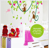 Image of Monkey & Vine Removable Wall Sticker for Kids room