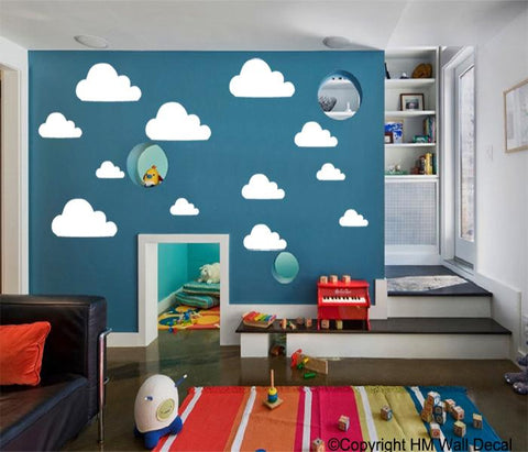 Clouds  removable wall sticker for kids room