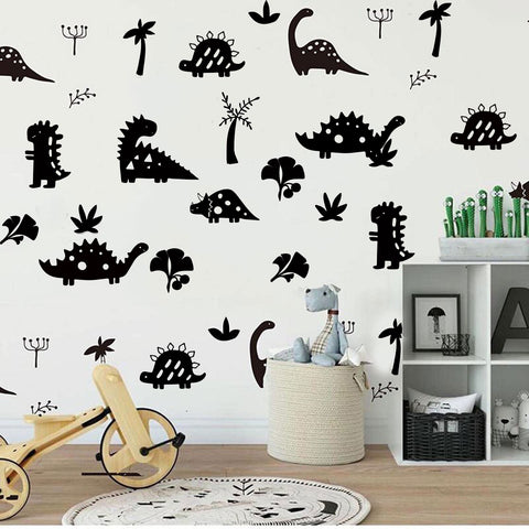 Dinosaurs Park  Removable Wall Stickers Vinyl Wall Decal Mural Nursery Kids room decor