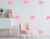 Image of 30 Elephants Removable wall stickers for Kids or Nursery Vinyl decal Mural