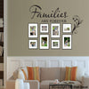 Image of "Families are forever" inspirational Quote Removable wall decal