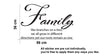 Image of Family like branches on a tree.... Removable wall decal
