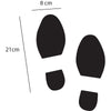 Image of 6 sets of foot print Floor Sticker for your business floor