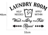 Image of Laundry room  Quote Removable wall decal