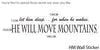Image of " Let him sleep, for when he wakes he will move Mountains" Nursery or kids Removable Wall Art Decal