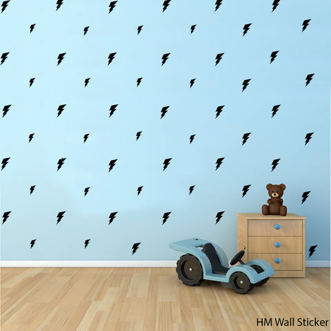 LIGHTNING  Removable Wall Stickers Vinyl Wall Decal Mural Home Decor