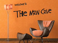 MAN CAVE  Removable Wall Decal Wall sticker Mural Wall Art