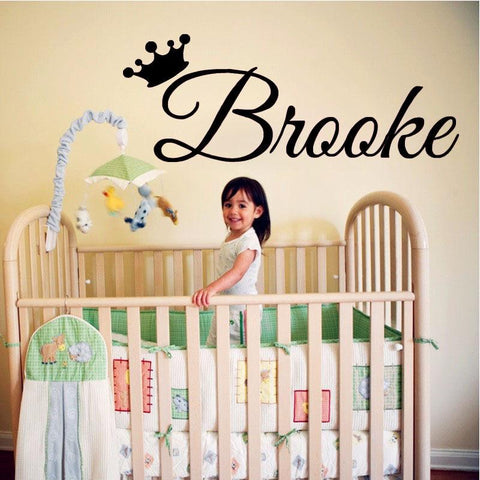 Customise name for Kids HM removable Wall Sticker baby wall decal kids room decor
