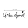 Image of Inspiring quote wall decal