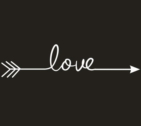 LOVE ARROW Wall decals Removable wall sticker
