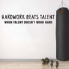 Image of " Hardwork beats Talent When Talent doesn't work hard" quote Wall Sticker Mural  Wall decal for office