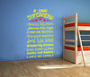 Image of Superhero Rules Removable wall sticker wall decal
