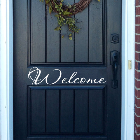 " Welcome " sticker for your home or business