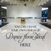 Image of Personalise Your OWN design of your Dream Wedding dance floor Decal Here